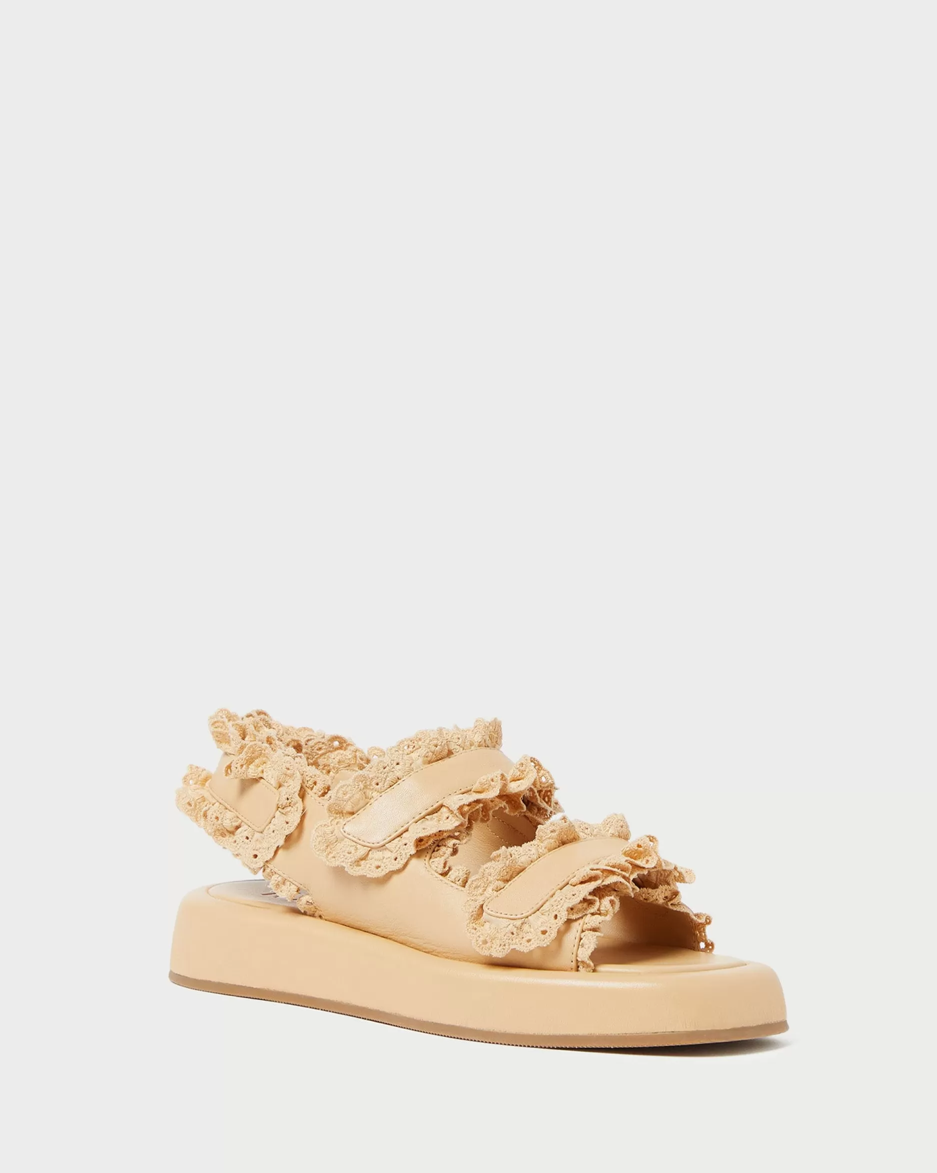 Loeffler Randall Blaise Leather Platform Sandal