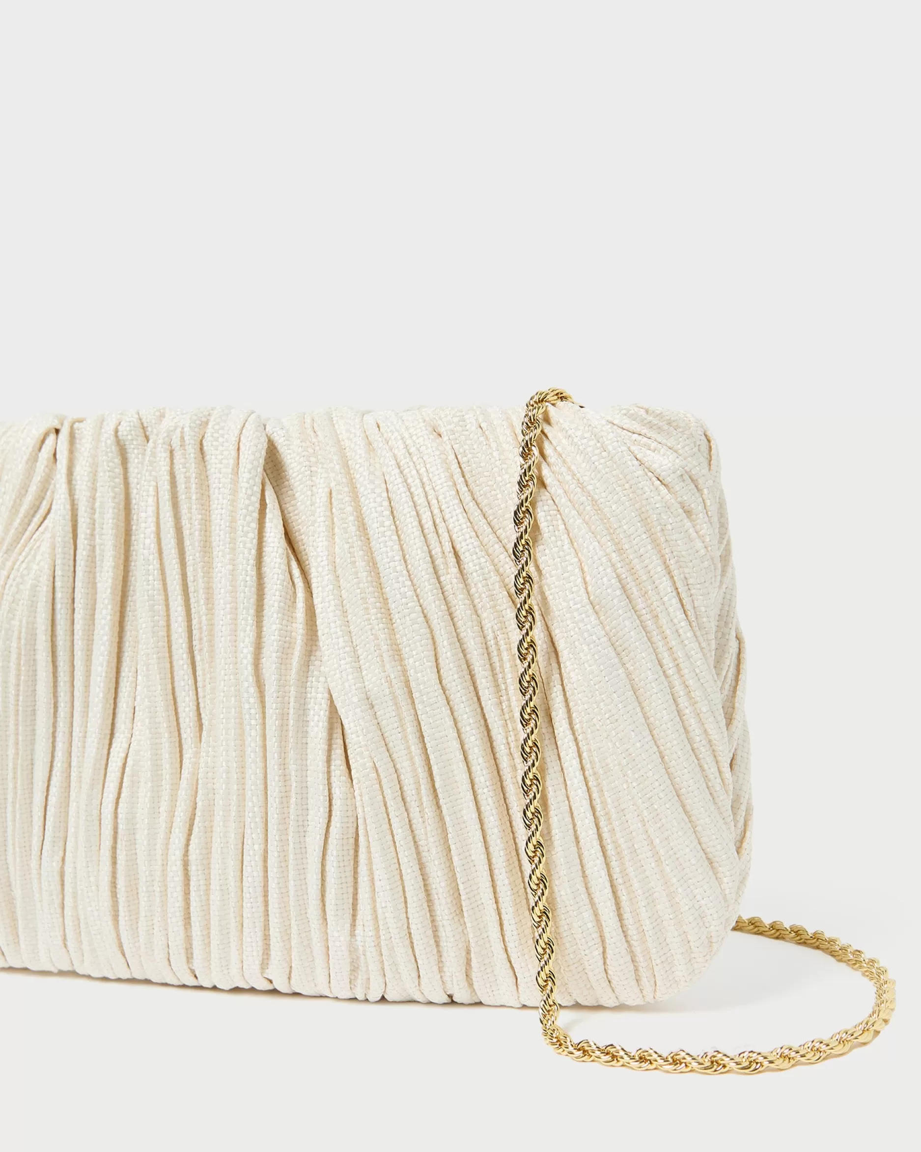 Loeffler Randall Brit Flat Pleated Clutch