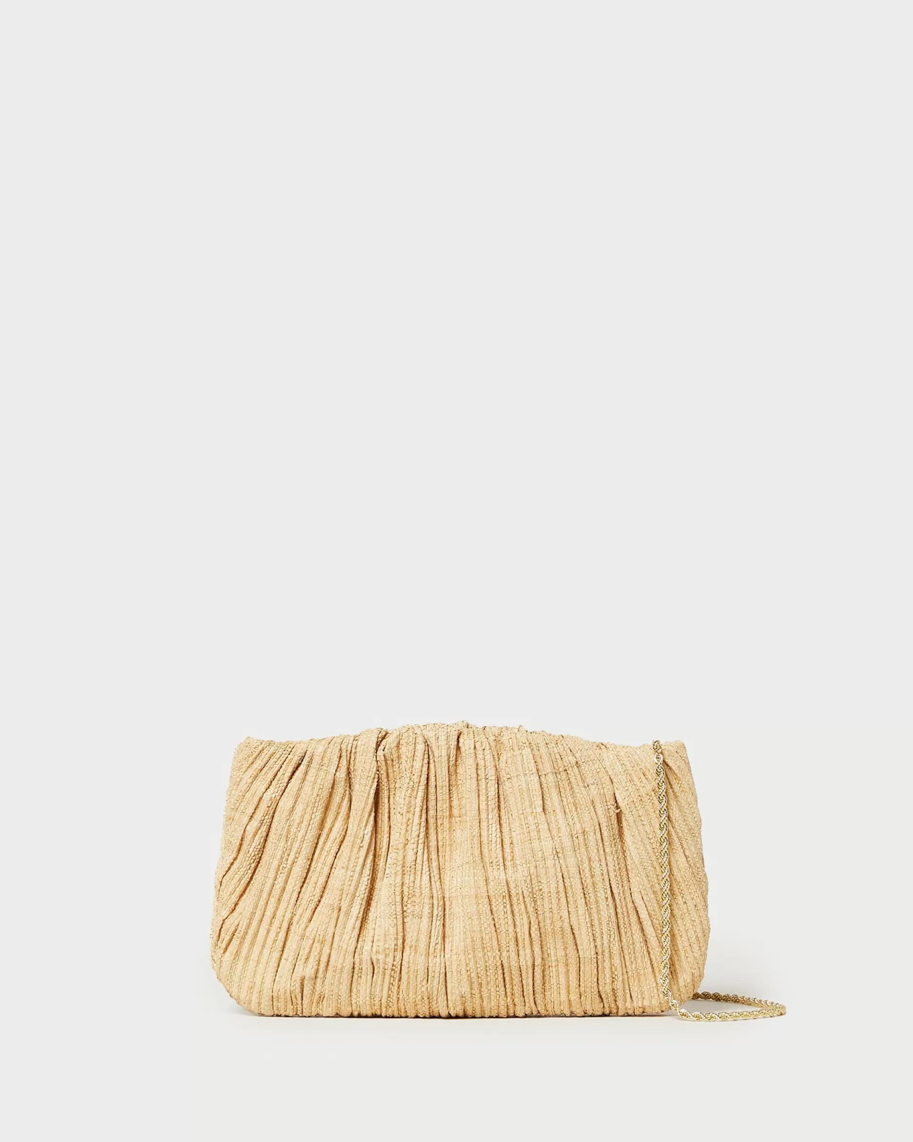 Loeffler Randall Brit Flat Pleated Clutch