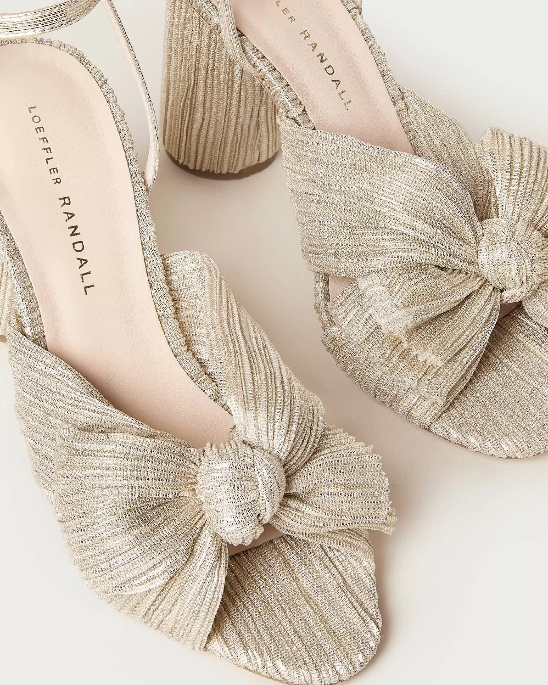 Loeffler Randall Camellia Pleated Bow Heel