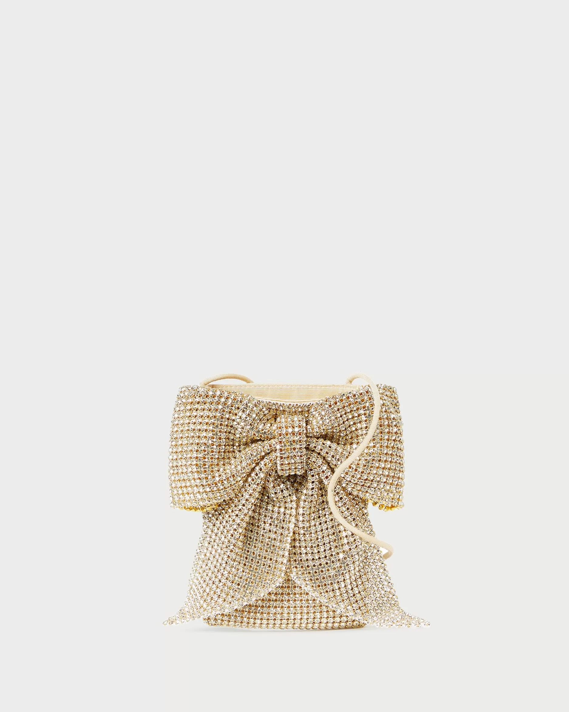 Loeffler Randall Violet Diamanté Bow Crossbody